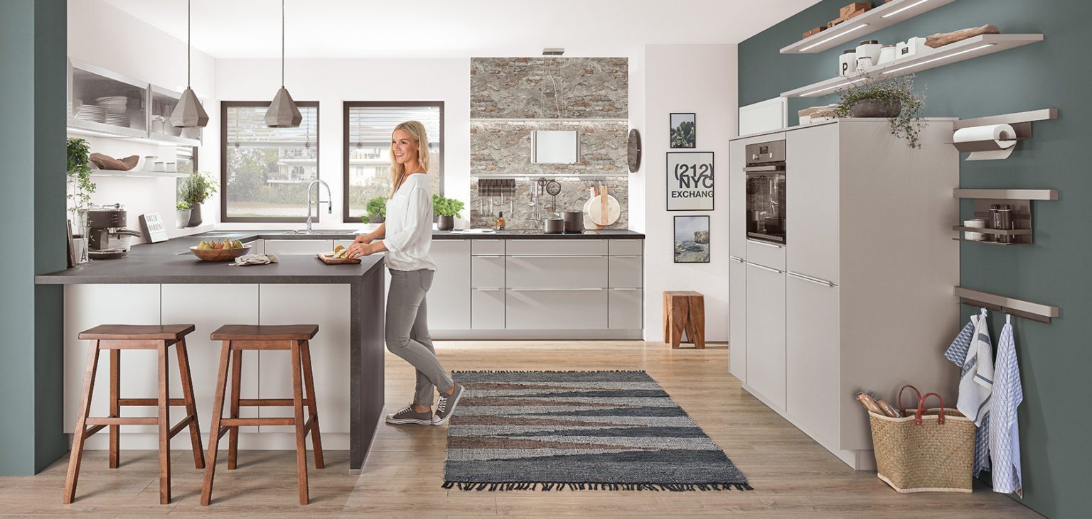 Designová kuchyně s integrovanými spotřebiči